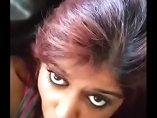 Desi Girlfrtiend Sucking in Be transferred to Car