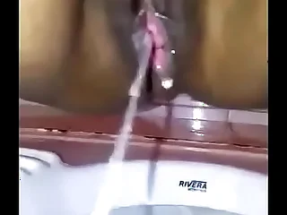 Desi wife pissing